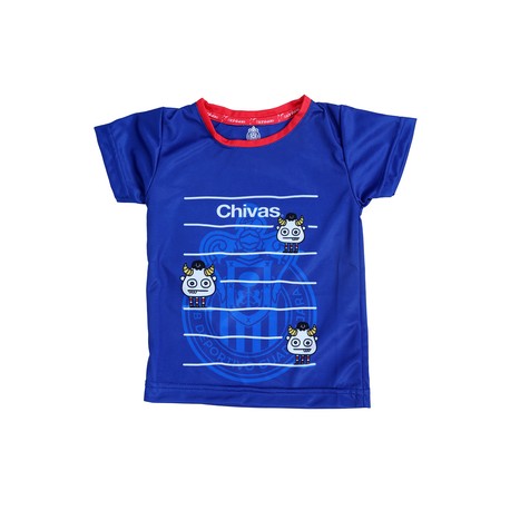 PLAYERA BEBE AZUL CHIVA MONSTER