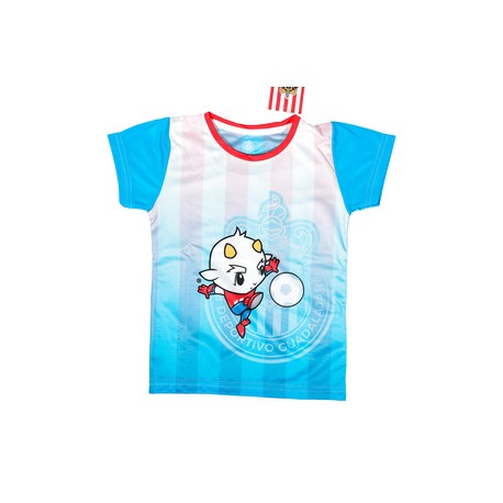 PLAYERA NIÑO AZUL DEGRADADO CHIVITO