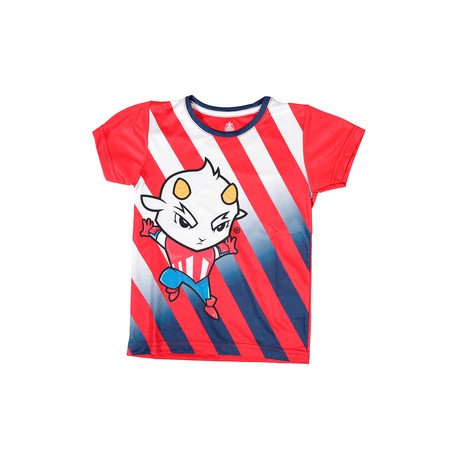 PLAYERA NIÑO ROJA DEGRADADO CHIVITO