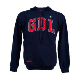 SUDADERA AZUL APLICACIÓN GDL CHIVAS