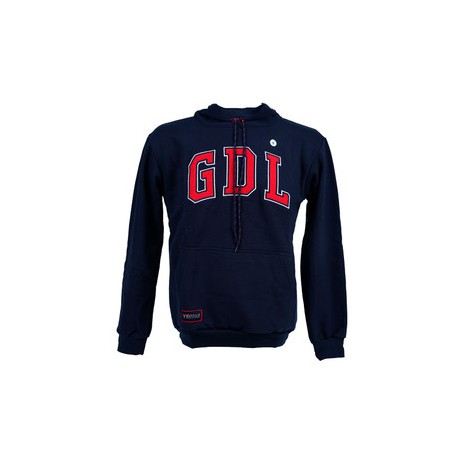 SUDADERA AZUL APLICACIÓN GDL CHIVAS