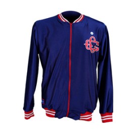 CHAMARRA AZUL BOMBER RETRO ESCUDO CENTENARIO