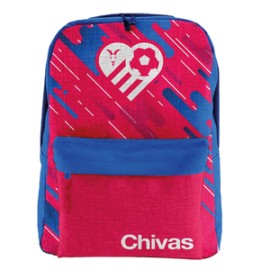 MOCHILA TEXTURA CORAZÓN CHIVAS