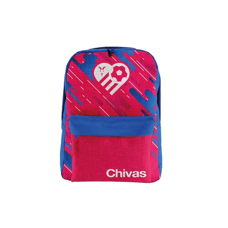 MOCHILA TEXTURA CORAZÓN CHIVAS