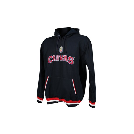 SUDADERA AZUL CARDIGAN ESCUDO CHIVAS