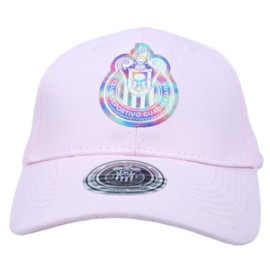 GORRA ROSA APLICACIÓN ESCUDO ESPECIAL CHIVAS