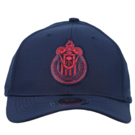 GORRA LISA AZUL ESCUDO MONOCROMÁTICO CHIVAS