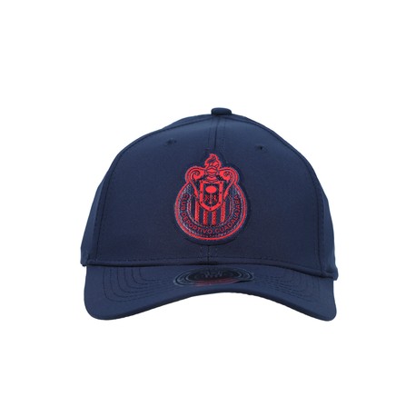 GORRA LISA AZUL ESCUDO MONOCROMÁTICO CHIVAS