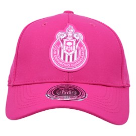 GORRA ROSA LISA ESCUDO MONOCROMÁTICO