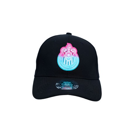 GORRA NEGRA APLICACIÓN ESCUDO ESPECIAL CHIVAS