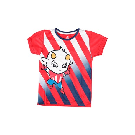 PLAYERA BEBÉ ROJA DEGRADADO CHIVITO