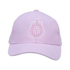 GORRA LISA ROSA ESCUDO MONOCROMÁTICO