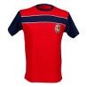 PLAYERA COMBINADA ROJA Y AZUL FRANJA Y ESCUDO CHIVAS