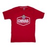 PLAYERA ROJA ESCUDO 3D CHIVAS