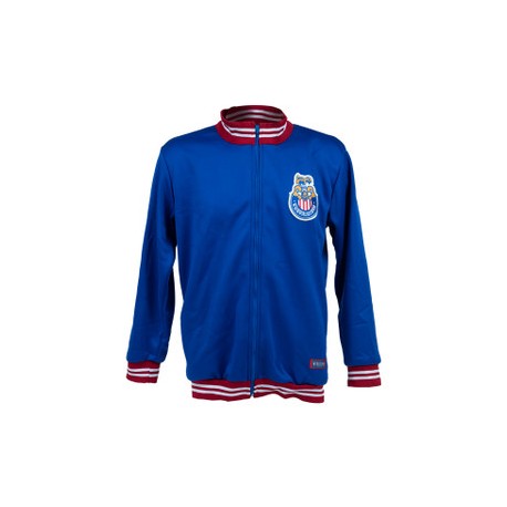 CHAMARRA AZUL RETRO CHIVAS