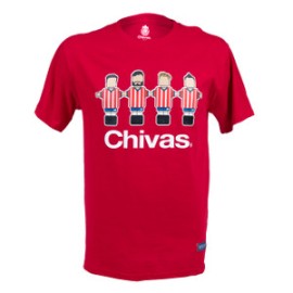 PLAYERA FUTBOLITO CHIVAS VARONIL ROJA