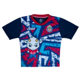 PLAYERA GRECAS MASCOTA CHIVITO NIÑO